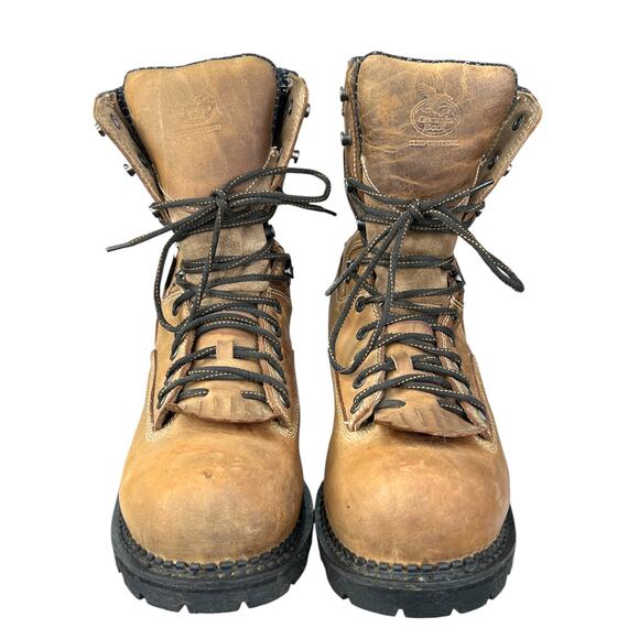 Georgia Boot Men’s Comfort Core Tan Logger Boot Size US 9.5 W - Picture 7 of 11